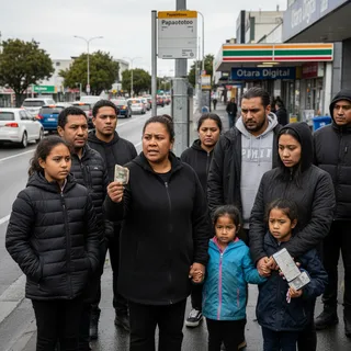 South Auckland families look concerned about rising fuel costs affecting their budget.