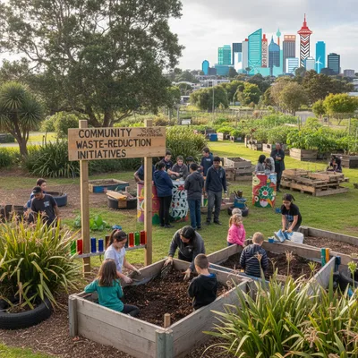 Auckland community groups receive council funding for local waste reduction projects.
