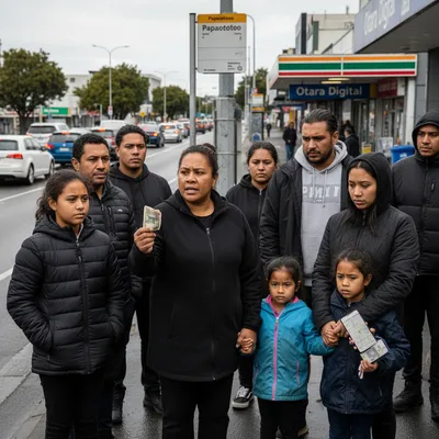 South Auckland families look concerned about rising fuel costs affecting their budget.