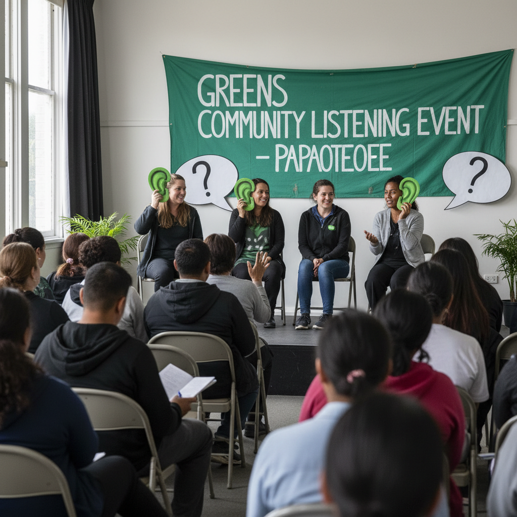 Greens to host community listening event in Papatoetoe