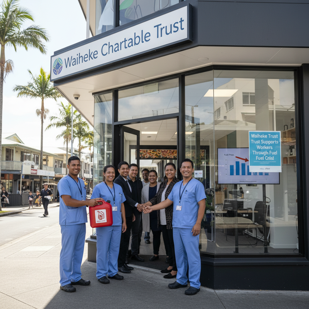 Waiheke trust supports workers through fuel crisis
