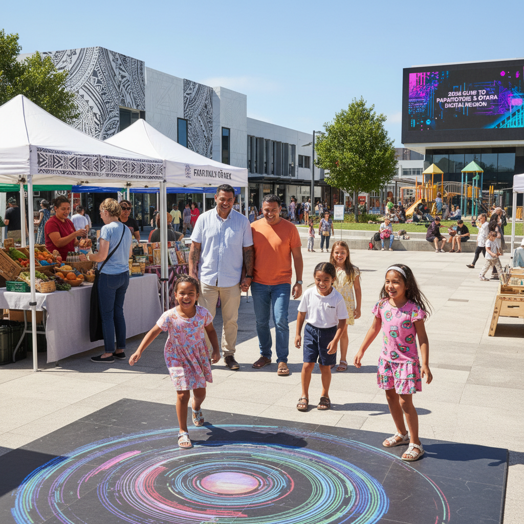 Papakura Art Gallery in the Papatoetoe and Ōtara region showcases local art and culture.