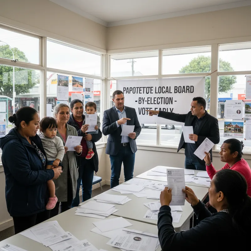 Papatoetoe election day - voting papers are being mailed out to residents.